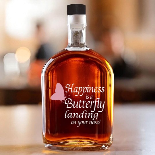 Butterfly Butterflies Insect Collector Entomology Whiskey Bottles