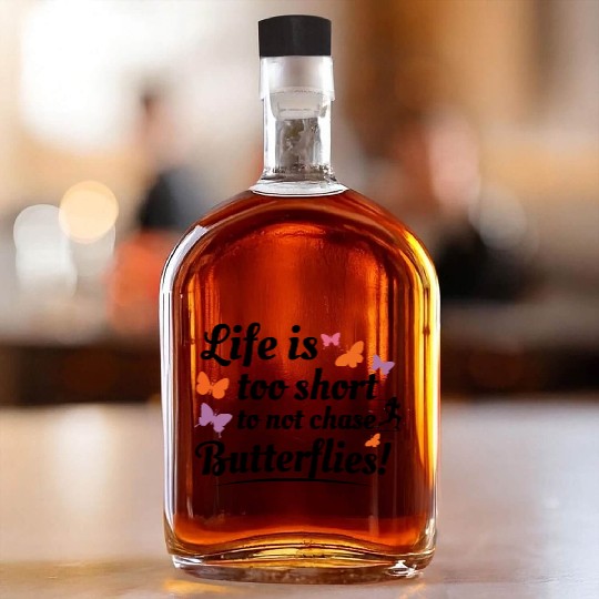 Butterfly Butterflies Insect Collector Entomology Whiskey Bottles