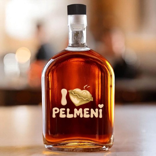 Pelmeni Dumpling Russian Comfort Food Whiskey Bottles