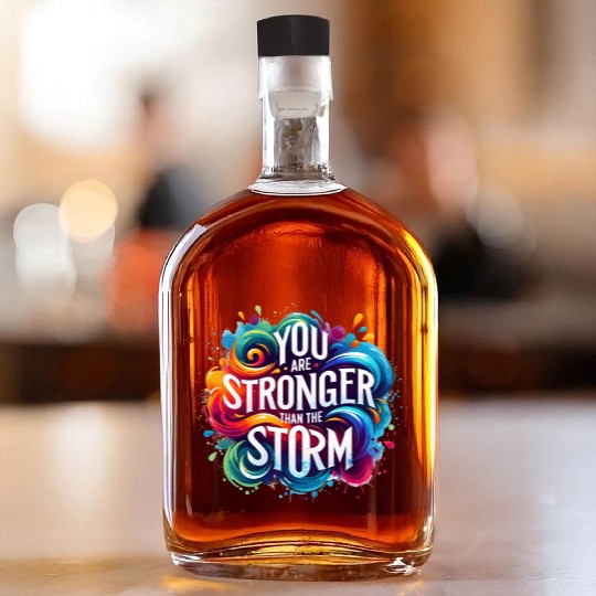 Wellness Collection - Stronger Than the Storm Whiskey Bottles