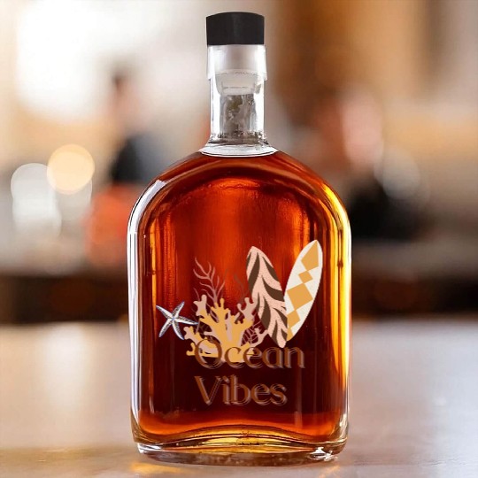OCEAN VIBES Whiskey Bottles