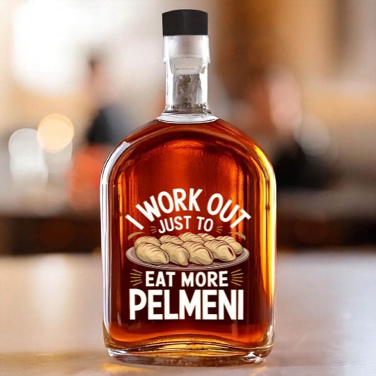 Pelmeni Dumpling Traditional Russian Whiskey Bottles