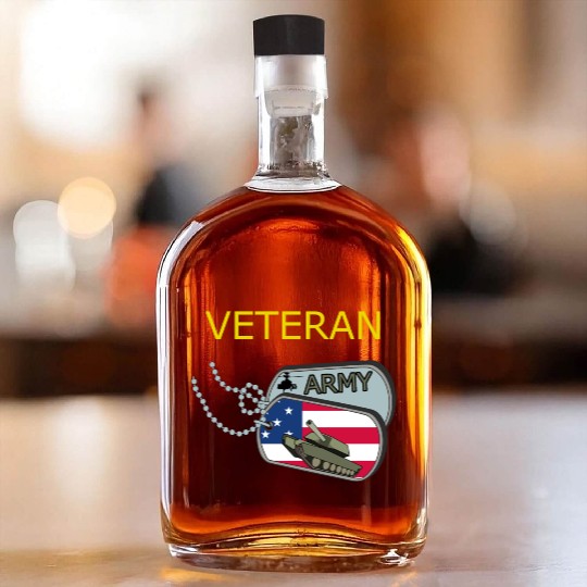 Veteran US Army Whiskey Bottles