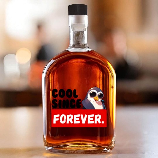 Cool Since Forever Birthday Whiskey Bottles