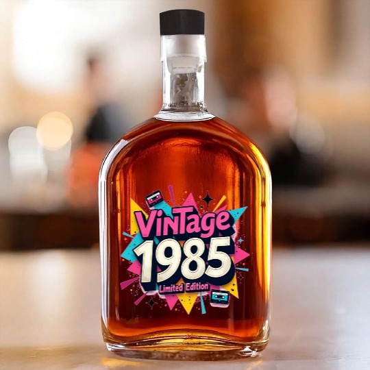 vintage 1985 limited edition Whiskey Bottles