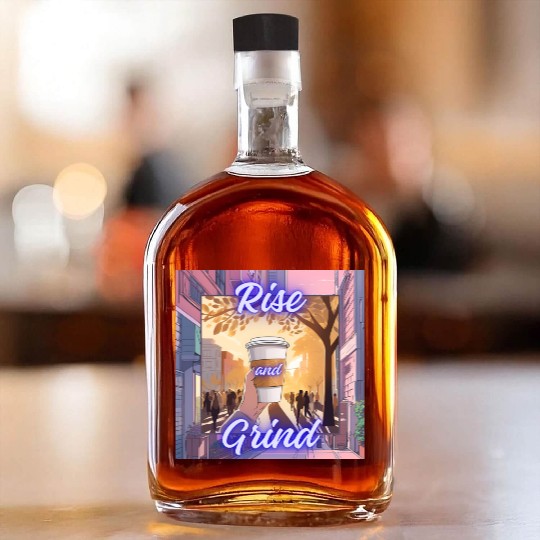 Rise and Grind Whiskey Bottles
