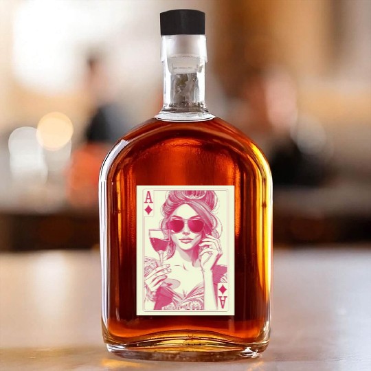 joker girl Whiskey Bottles