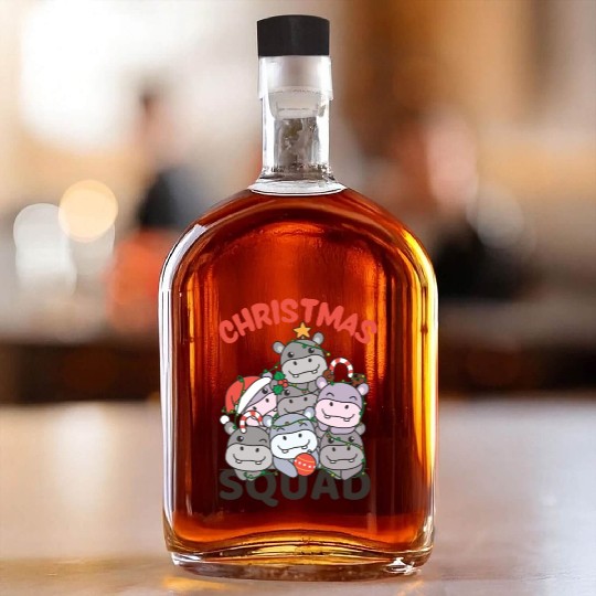 Hippo Christmas Tree Christmas Squad Hippos Whiskey Bottles