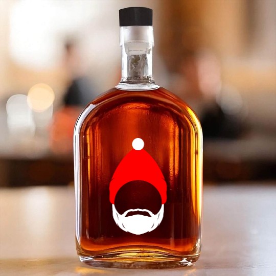 santa claus icon Whiskey Bottles
