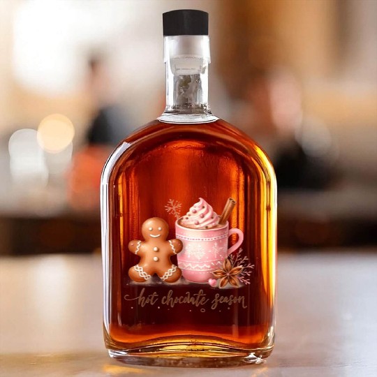 Hot Chocolate Season Whiskey Bottles