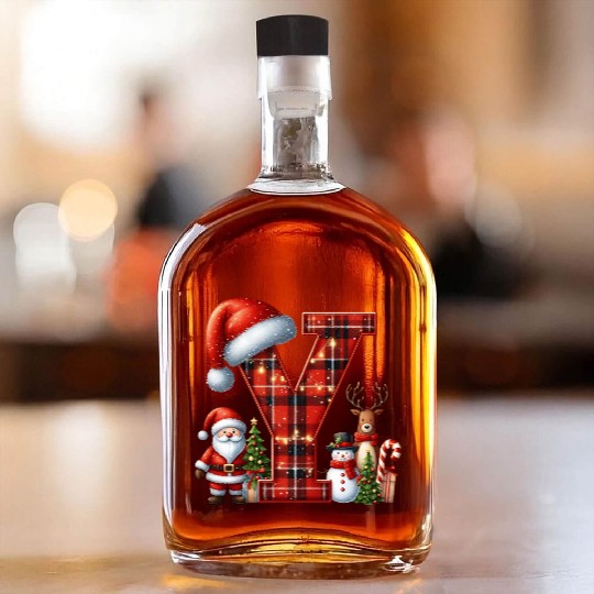 Merry Christmas, Christmas Retro Whiskey Bottles