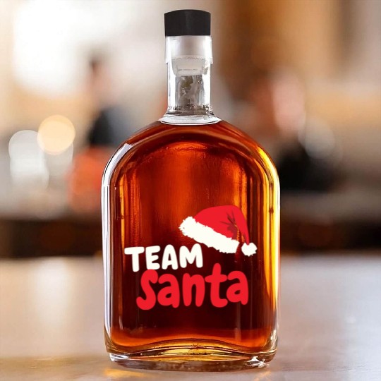 Team Santa Santa Claus Christmas Santa Claus Whiskey Bottles