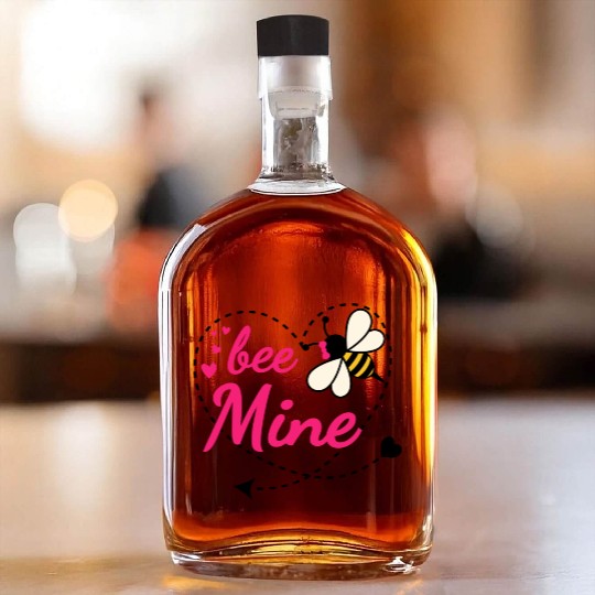 Bee Mine Valentine Whiskey Bottles