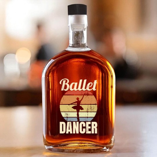 Vintage Ballet Dancer Whiskey Bottles