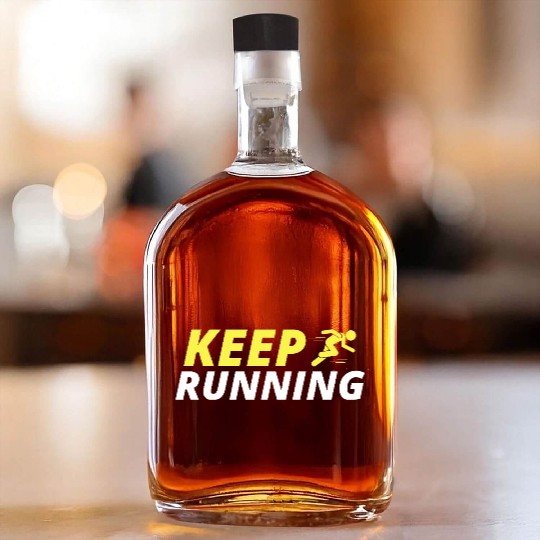 keep running Whiskey Bottles