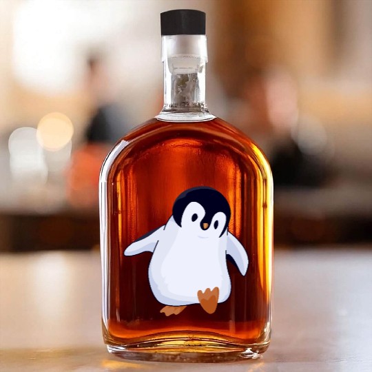 Cute Penguin Whiskey Bottles