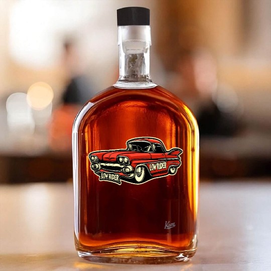 Classic Cholo Lowrider Car Whiskey Bottles