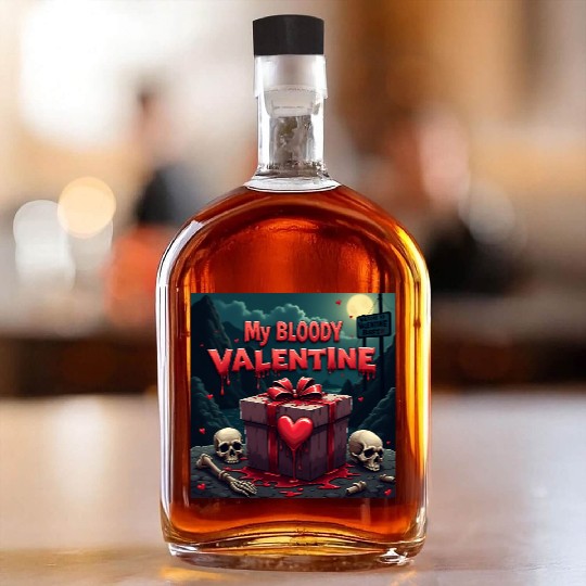 My bloody Valentine Whiskey Bottles