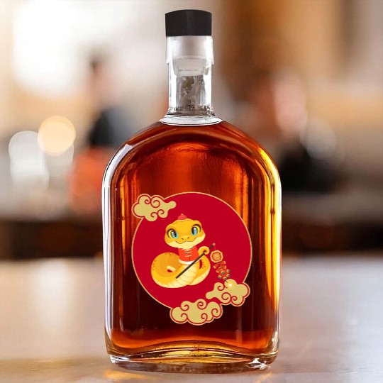 "Lunar New Year Lucky Whiskey Bottles