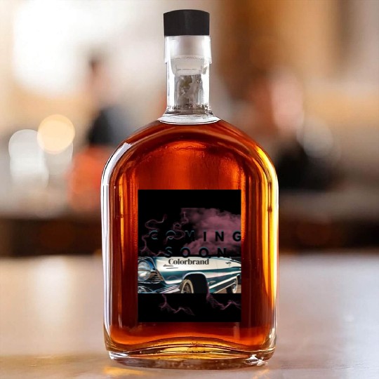 Colorbrand Lowrider advert design Whiskey Bottles
