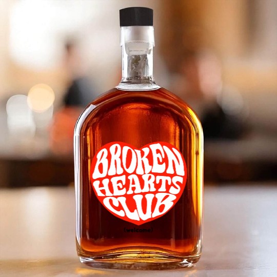 Broken Hearts Club Whiskey Bottles
