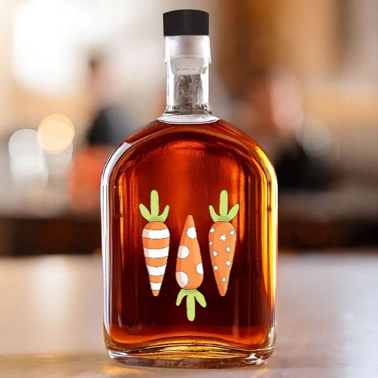 Happy Easter Carrot Whiskey Bottles