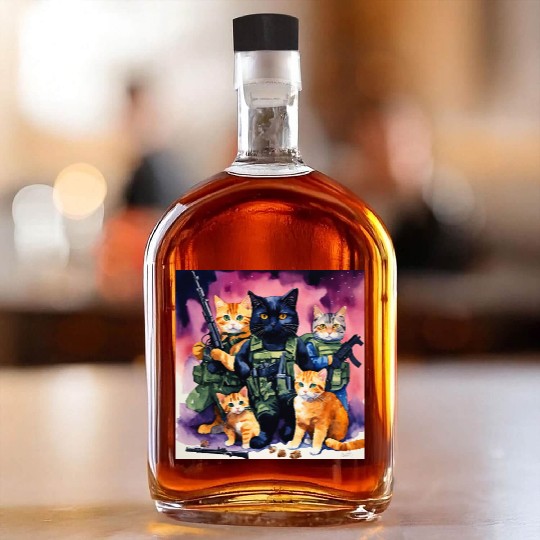 Help Protect Us.... We Are Pets Whiskey Bottles