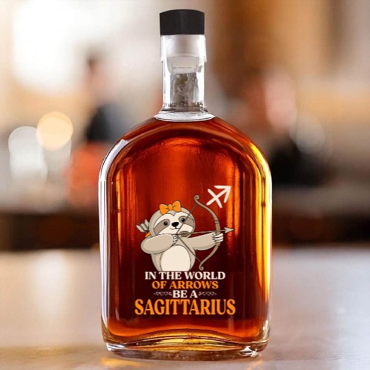 In The World Of Arrows Be A Sagittarius Zodiac Whiskey Bottles