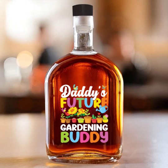 Plant Lover Gardening Toddler Whiskey Bottles