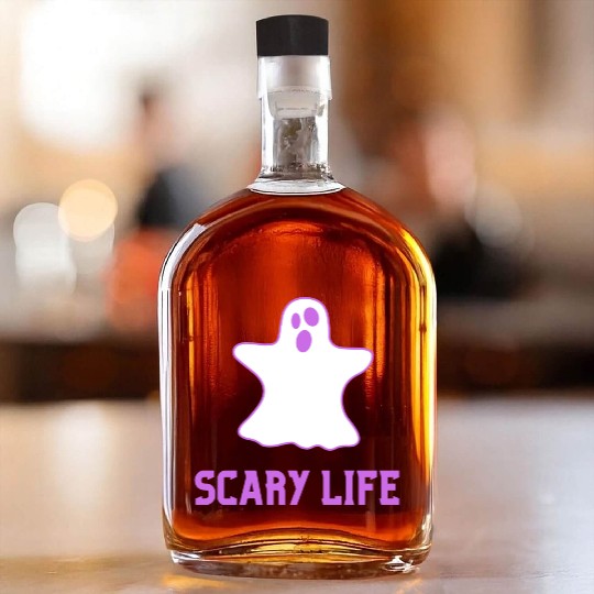 scary life Whiskey Bottles