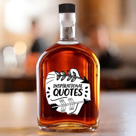 Rise & Grind – Motivational Quote Whiskey Bottles