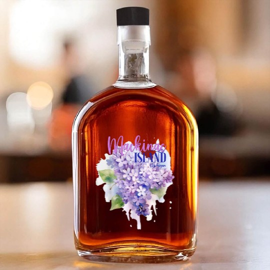 Mackinac Island Michigan Lilacs Lilac Festival Sta Whiskey Bottles