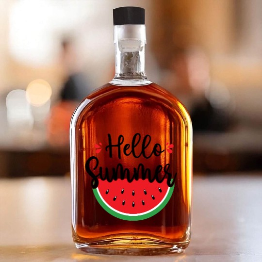 Hello Summer Watermelon Sweet Summer Whiskey Bottles