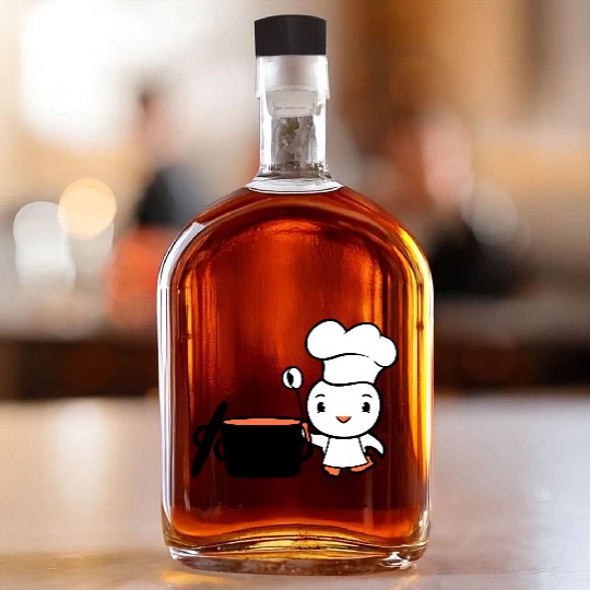 Bird Chef Cooking Pot Duck Delicious Hunger Food Whiskey Bottles