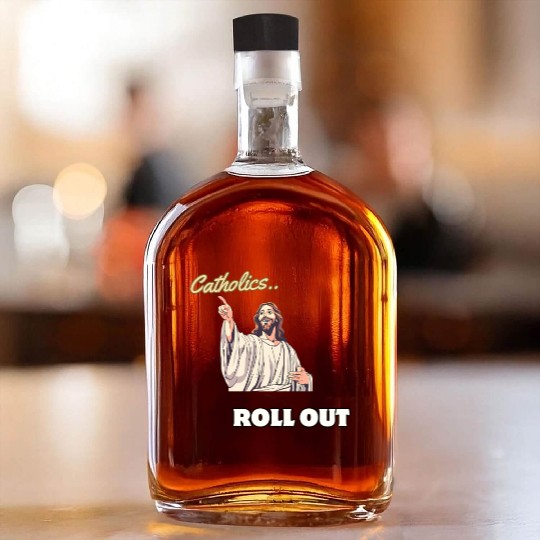 Catholics Roll Out- Jesus Transformer Whiskey Bottles
