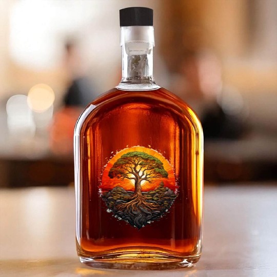 Tree of Life Long Whiskey Bottles