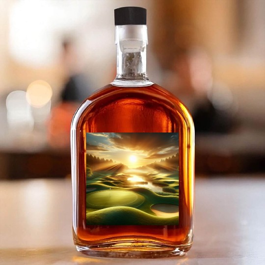 Sunrise Golf Course Whiskey Bottles