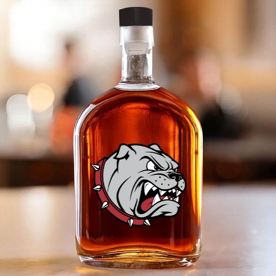 Unleash the Beast – Bulldog Power Graphic Whiskey Bottles