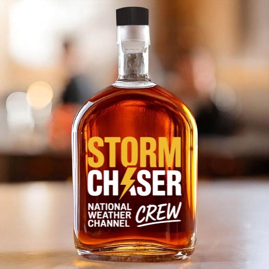 Storm Chaser Meteorology Storm Chasing Whiskey Bottles