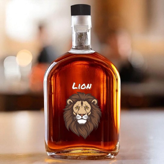 Lion Power Whiskey Bottles