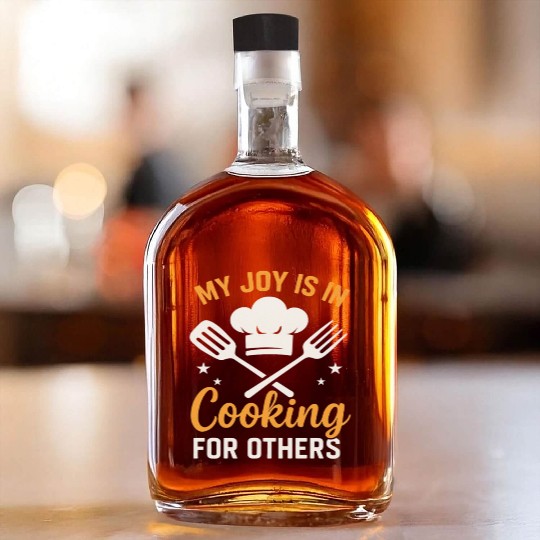 Cooking For Others – Heartwarming Design for Chef Whiskey Bottles