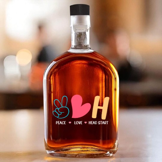 Head Start Crew School Teacher Whiskey Bottles