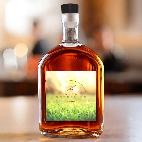The Kind Rebellion – Grass & Sun Logo (2025) Whiskey Bottles