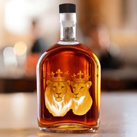 Royal Bond: The King & Queen of the Wild Whiskey Bottles