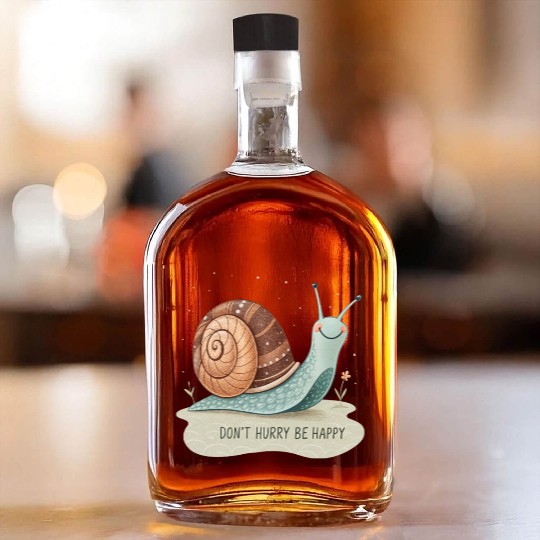 Harry the Happy Snail Whiskey Bottles