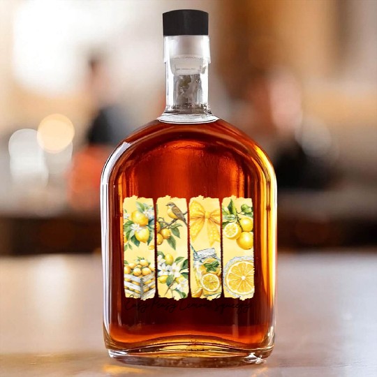 Summer Lemon Easy Peasy Whiskey Bottles