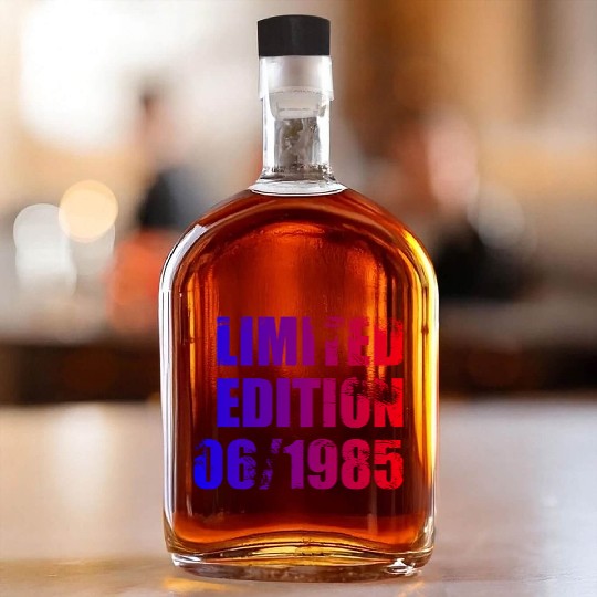 40th birthday Limited Edition 06/1985 Whiskey Bottles