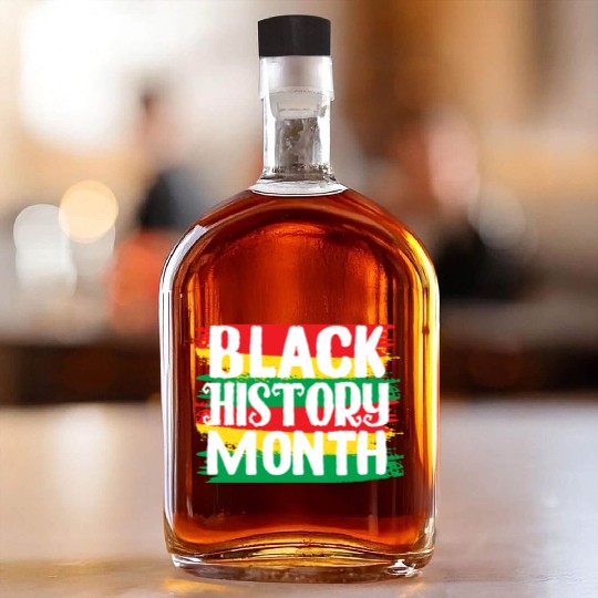 Black Pride Black History Month Whiskey Bottles