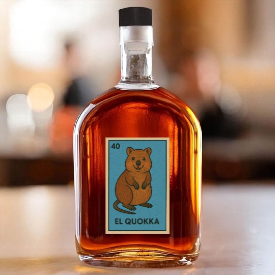 EL QUOKKA - THE QUOKKA - LA LOTERÍA Whiskey Bottles