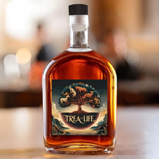 Sacred Tree of Life Whiskey Bottles